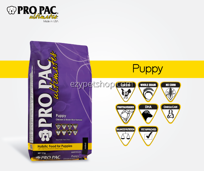 pro pac ultimates chicken rice puppy