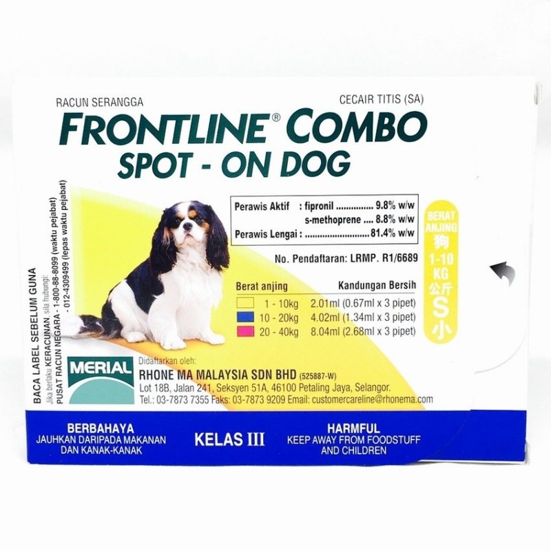 flea tick frontline spot